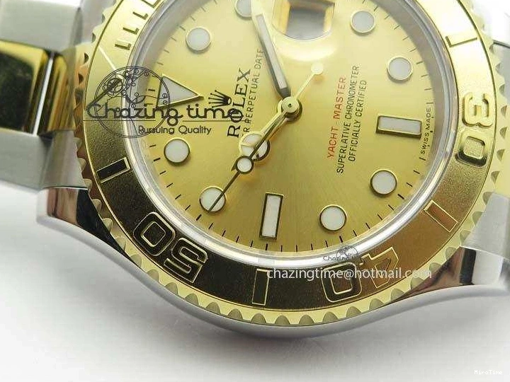 MiroTime 0206 Yacht-Master 116622 BP-Maker Best Edition SS YG Gold Dial On SS YG Bracelet SA Comfortable 3808